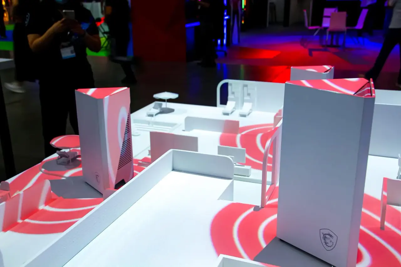 MSI | Wi-Fi Projection-Mapping Model, COMPUTEX 2023 — project photograph 10