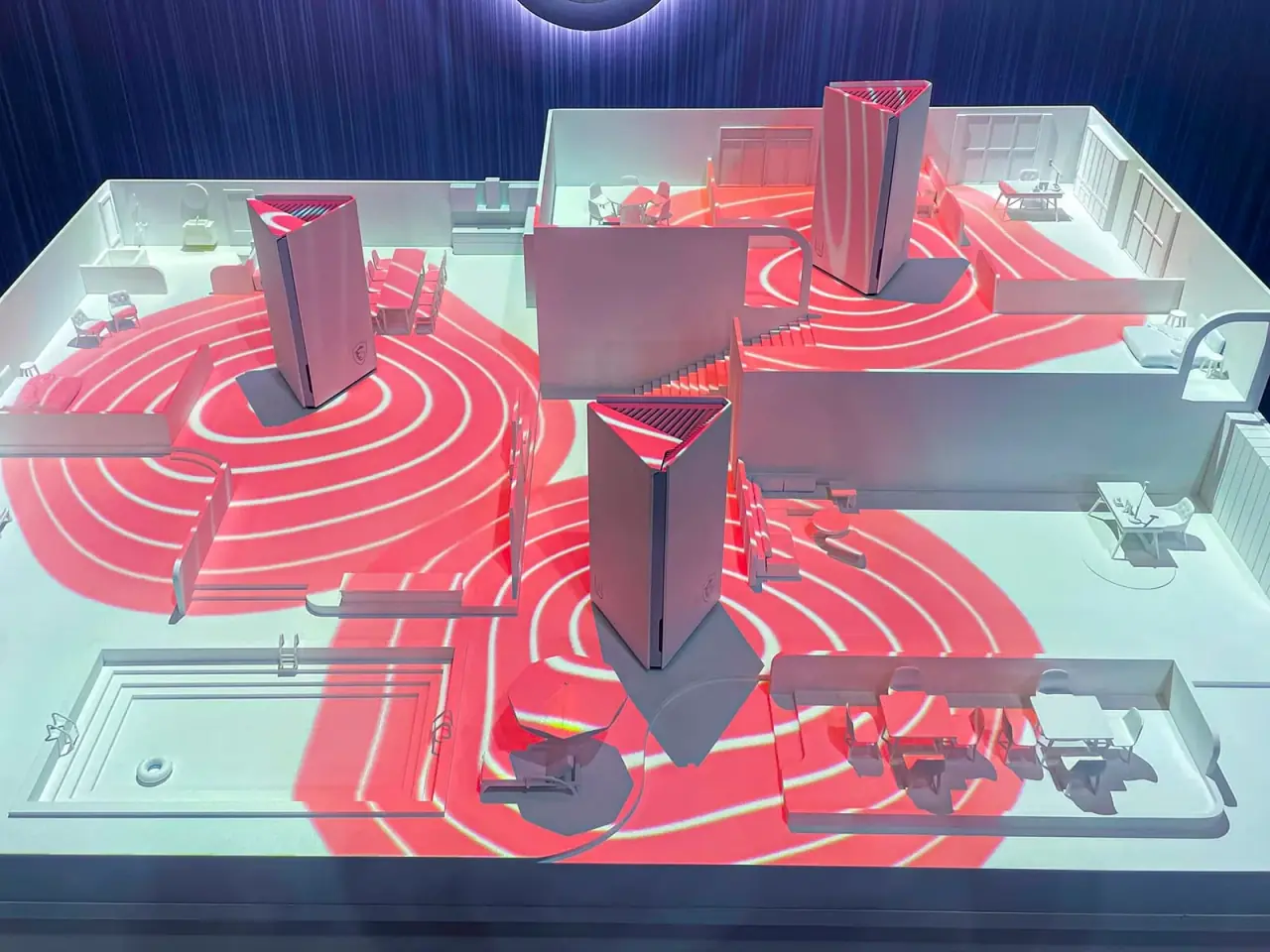 MSI | Wi-Fi Projection-Mapping Model, COMPUTEX 2023 — project photograph 1