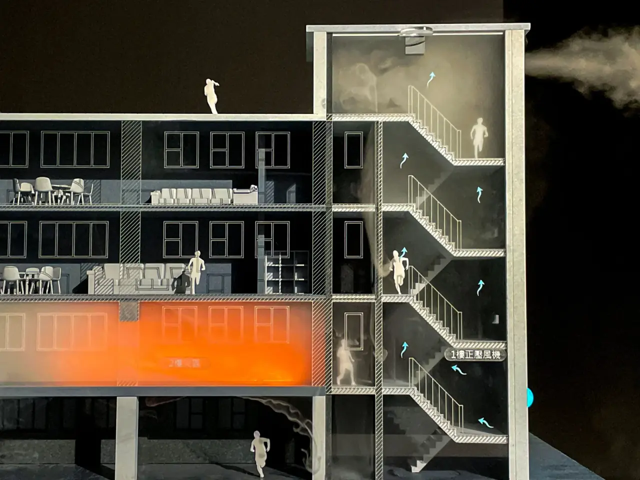 HURC | Stairwell Pressurization Interactive Model — project photograph 1