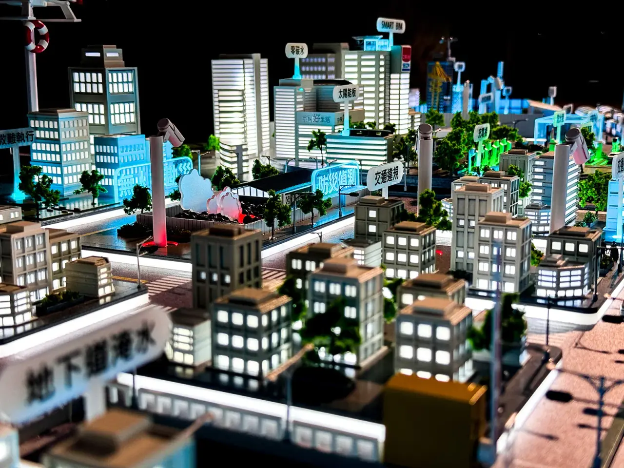 Taiwan Secom | AI Smart Campus Interactive Model, 2024 — project photograph 10