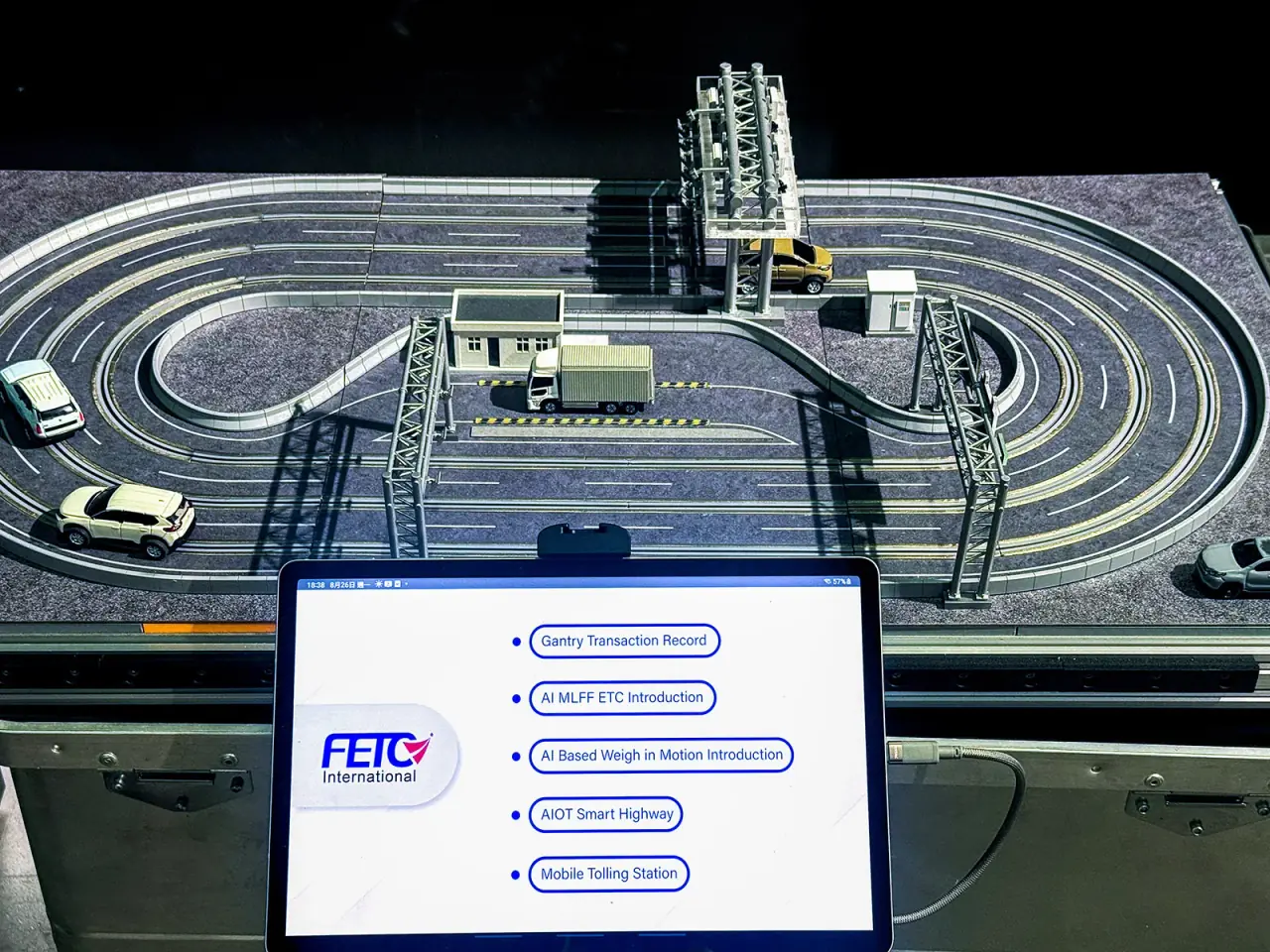 FETCi | Interactive Electronic Toll Collection Model — project photograph 2