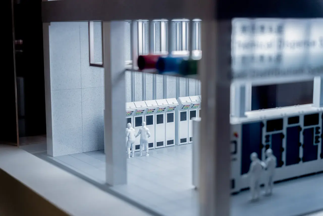 TSC | Three-Level Semiconductor Facility Model — project photograph 10