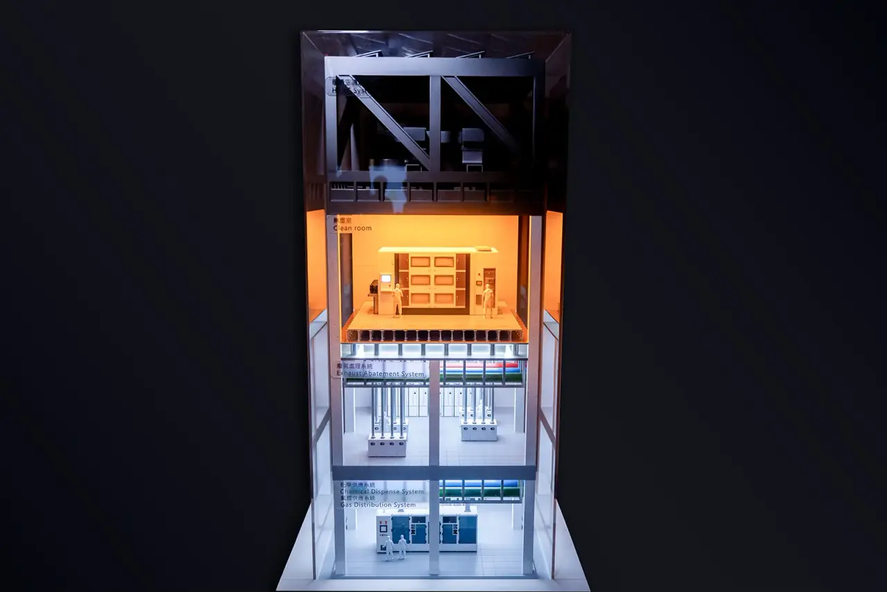 TSC | Three-Level Semiconductor Facility Model — project photograph 1