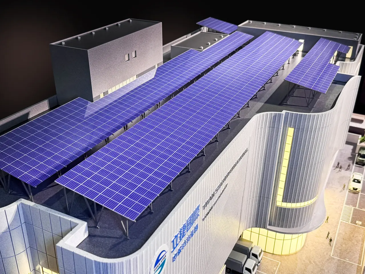 Titan Star International | Logistics Center Architectural Model — project photograph 6