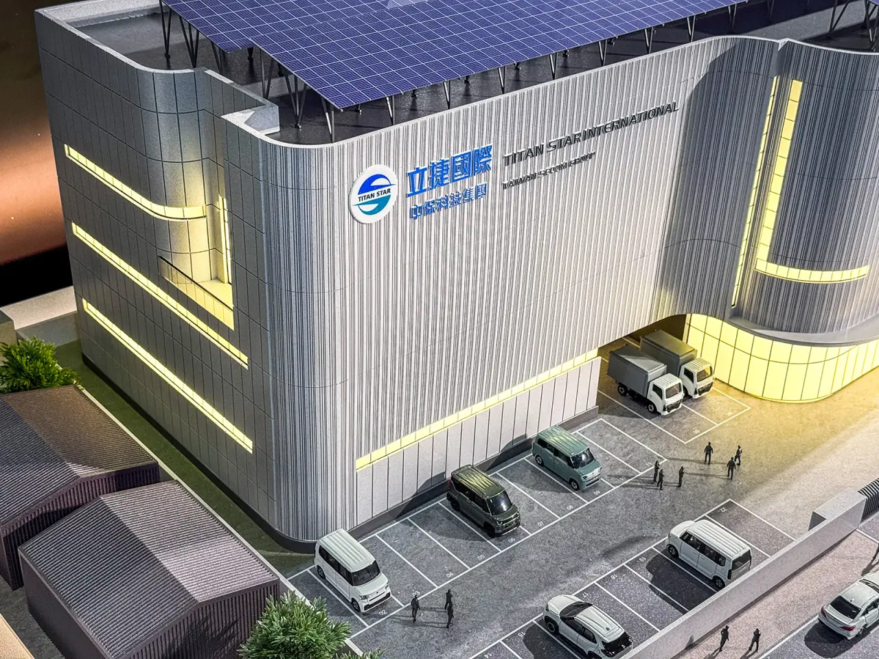 Titan Star International | Logistics Center Architectural Model — project photograph 1