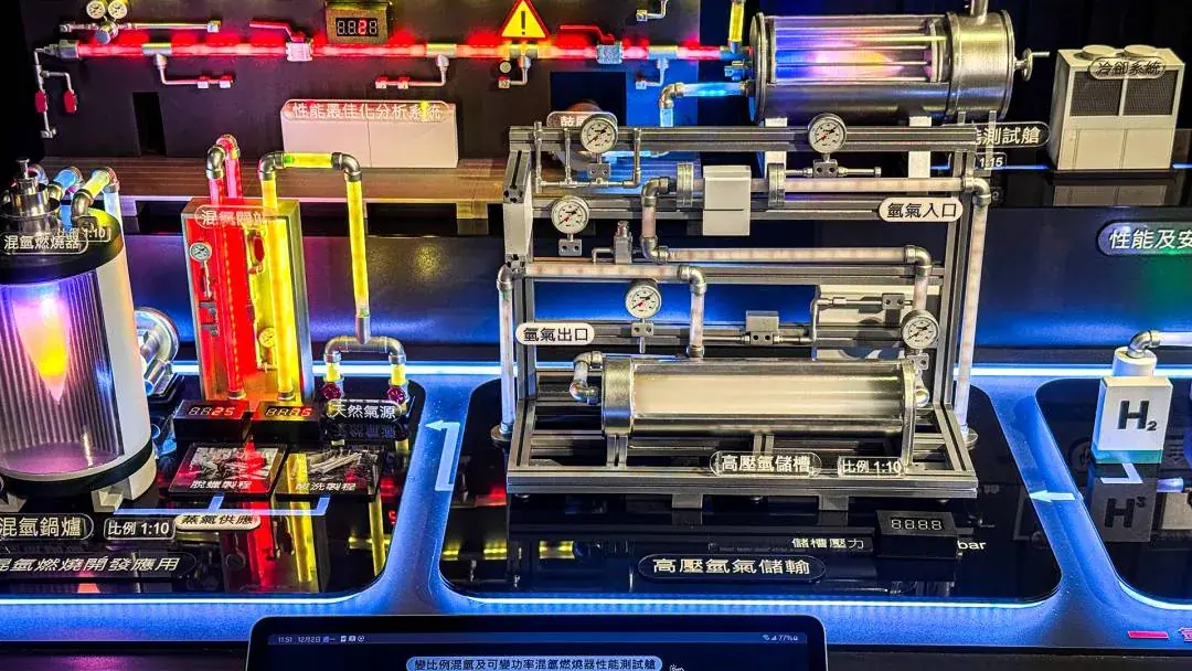 MIRDC | Interactive Hydrogen Model with Holographic Animation