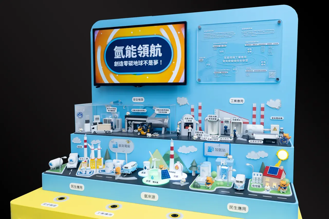 MIRDC | Hydrogen Utilization System Display — project photograph 7