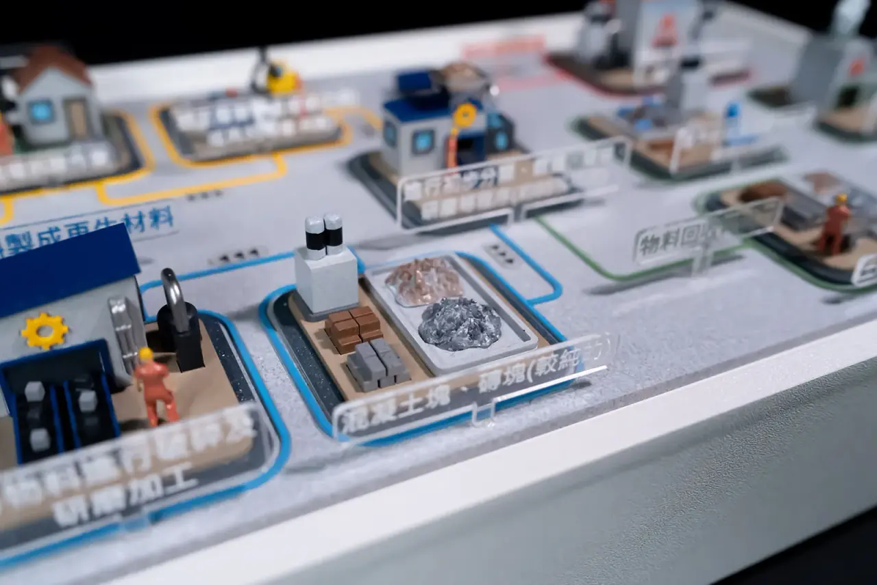 Construction Waste | A Full-Life-Cycle Display Model — project photograph 3