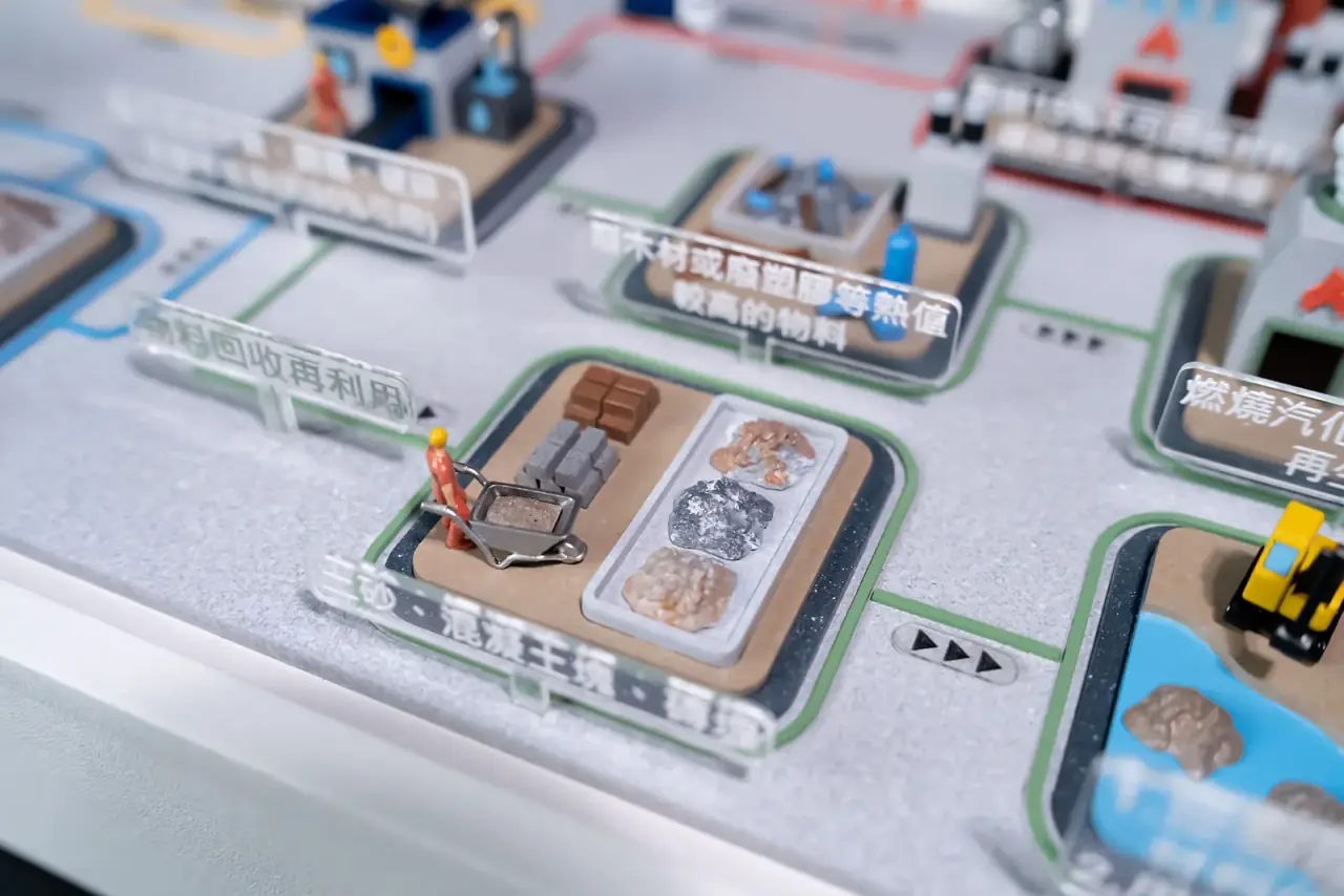 Construction Waste | A Full-Life-Cycle Display Model — project photograph 4