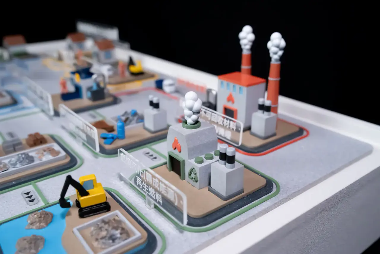 Construction Waste | A Full-Life-Cycle Display Model — project photograph 9