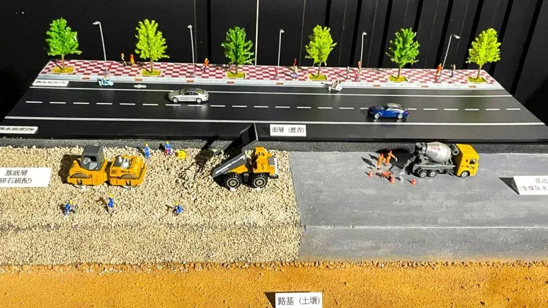 Taipower | Road Construction Cross-Section Model