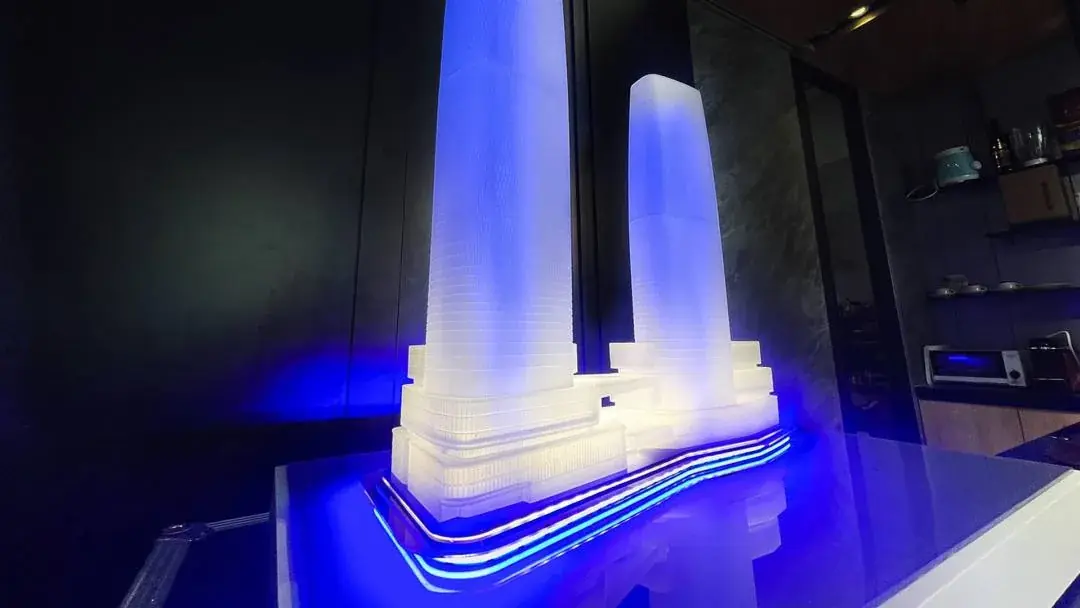 Taipei Twin Towers | Groundbreaking Ceremony Model